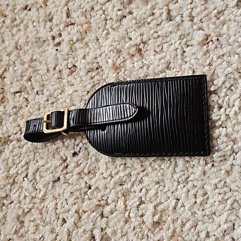 Louis Vuitton Black Epi Luggage Tag - Picture 3 of 7